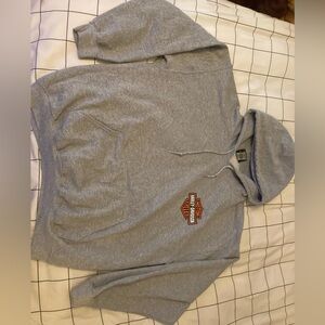 Harley Davidson Grey Hoodie Men’s L